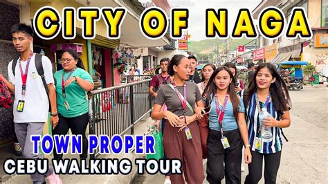 A quick tour in Naga City Bay Walk of Cebu .